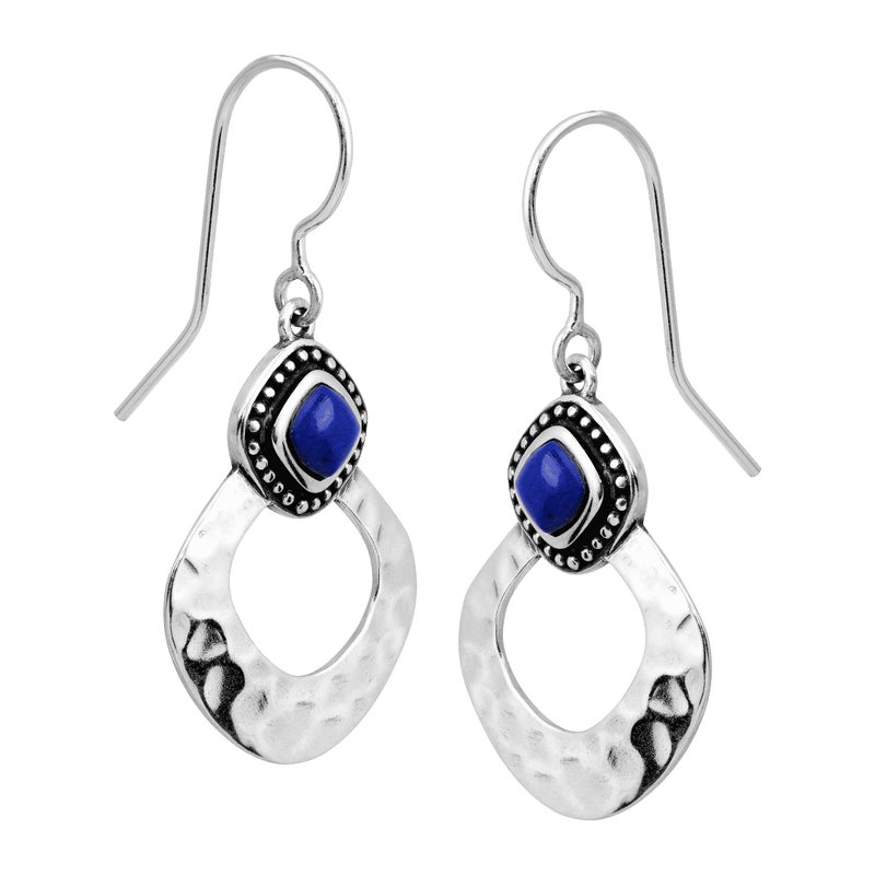 Silpada 'Atacama' Natural Lapis Drop Earrings in Sterling Silver - Image 2